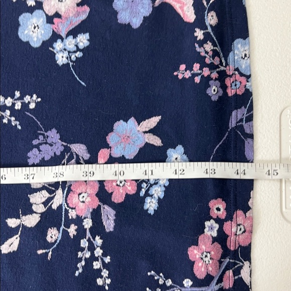 Caldia Switzerland Sz XL Floral Nightgown "Cosy Cotton Nights" Blue - Picture 8 of 10